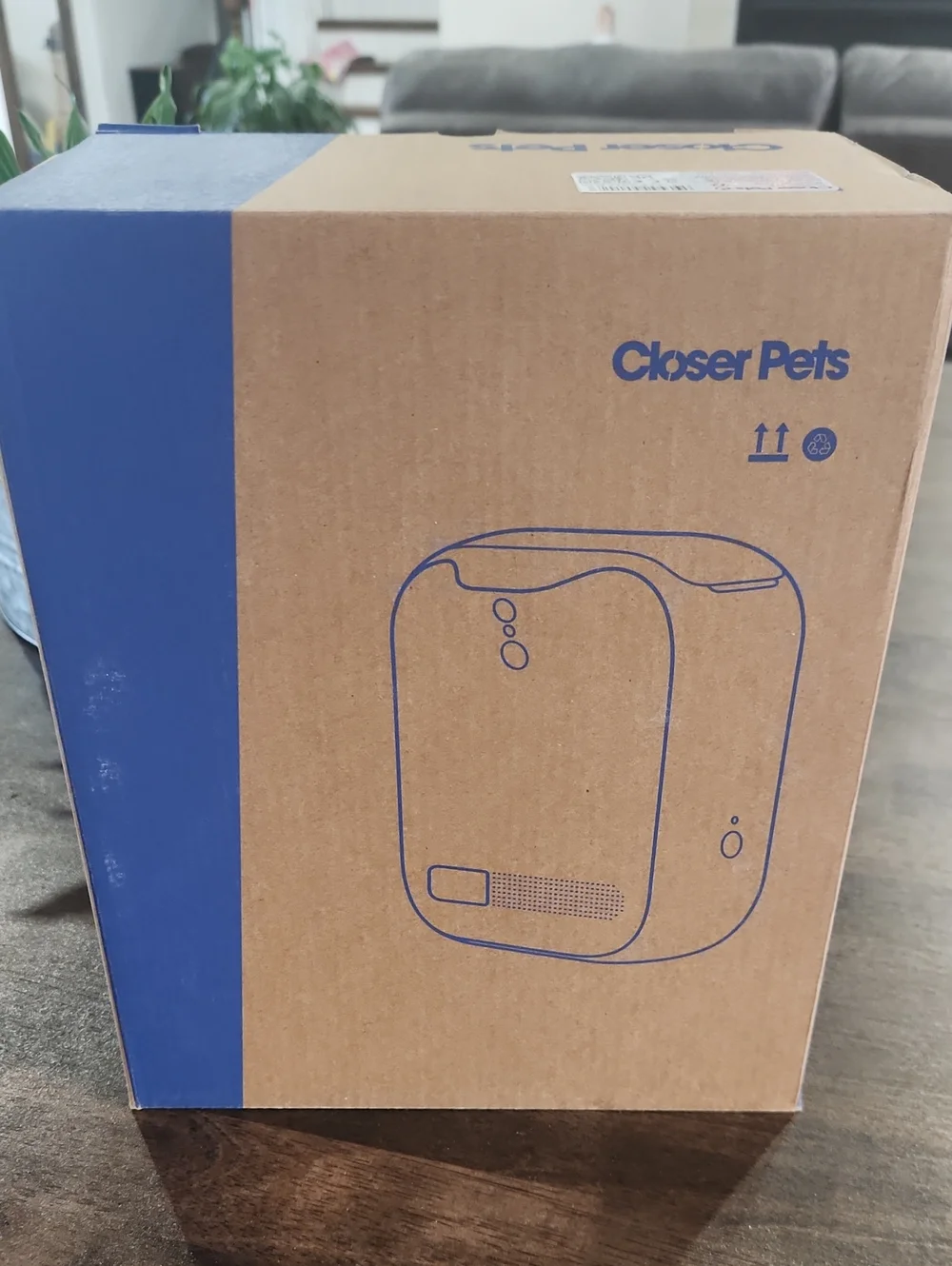 Closer Pets Smart Pet Feeder Camera - White